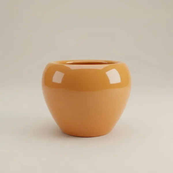Apple_Planter_Gold_Ceramic