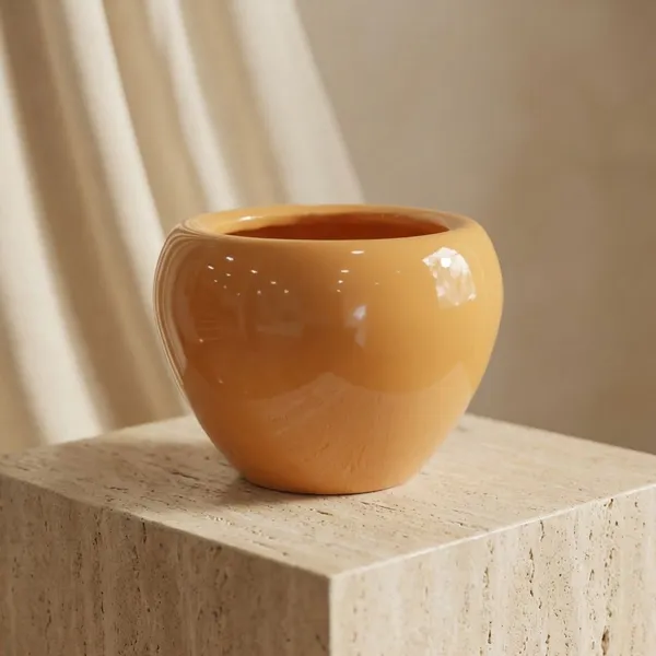 Apple_Planter_Gold_Ceramic