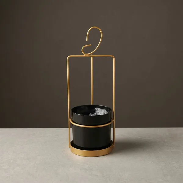 Metal_Cage_Planter_Black