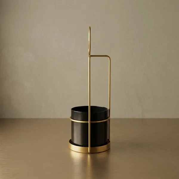 Metal_Cage_Planter_Black