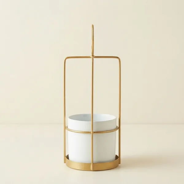 Metal_Cage_Planter_White