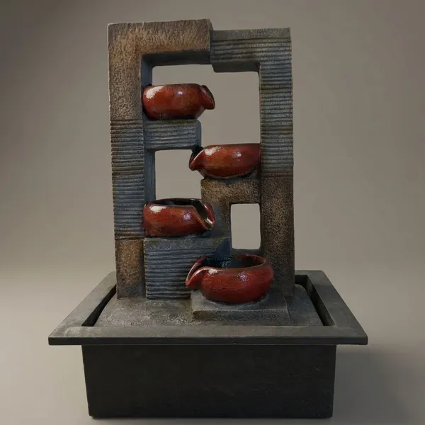 Multicolour_Plastic_And_Resin_Fountain_Big