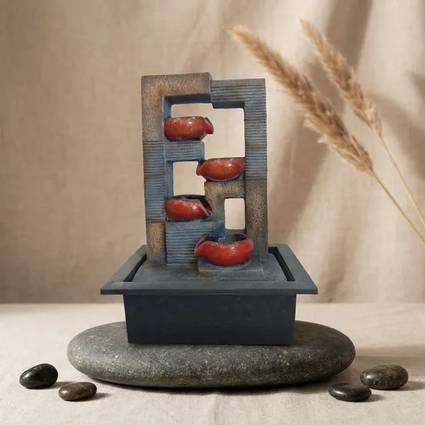 Multicolour_Plastic_And_Resin_Fountain_Big