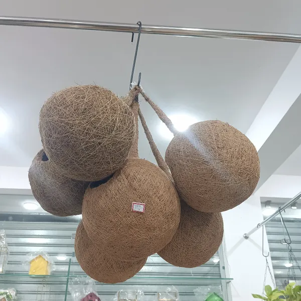Cocofiber_Bird_House_Round_Decoratives