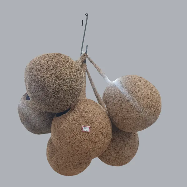 Cocofiber_Bird_House_Round_Decoratives