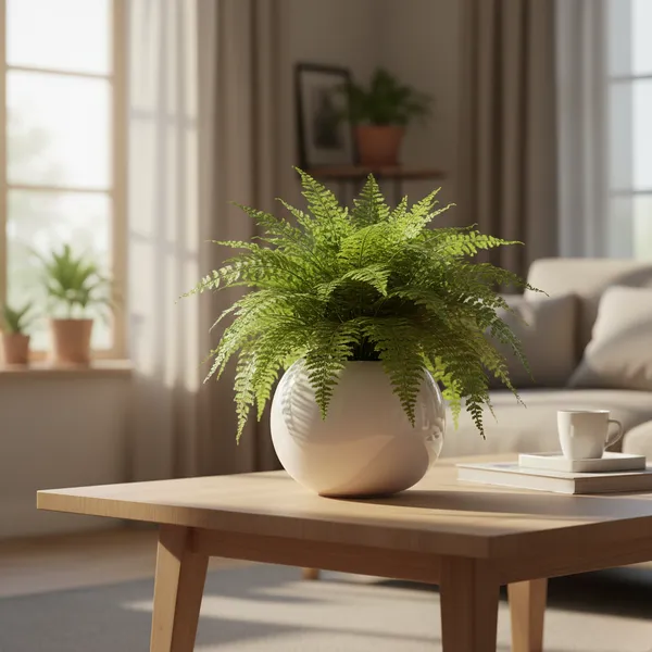 Green_Live_Plants_Fern_In_Ball_Planter