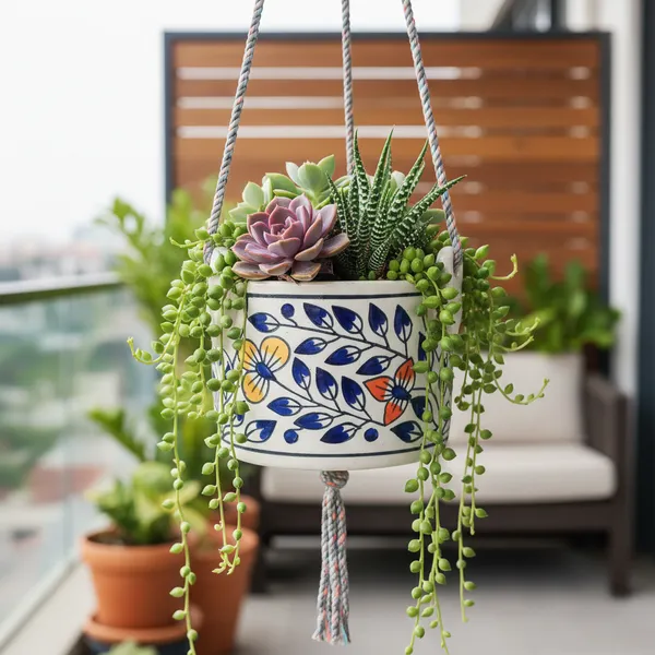 Hanging_Basket_Ceramic_Planter_white