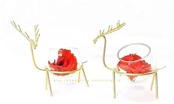 Deer_planter_set_glass_and_metal