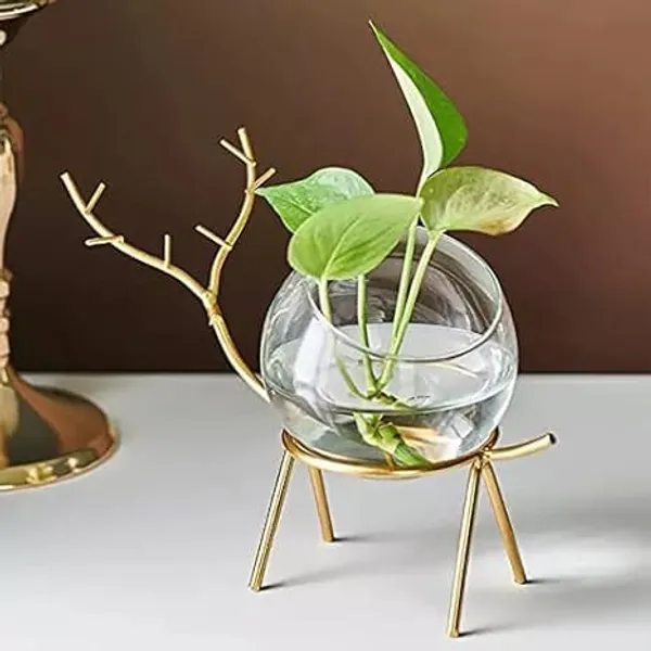 Deer_planter_set_glass_and_metal