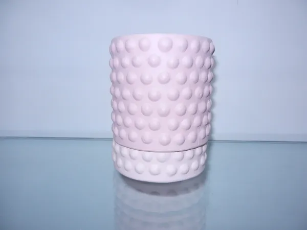 Bubble_Bloom_ceramic_planter_with_tray