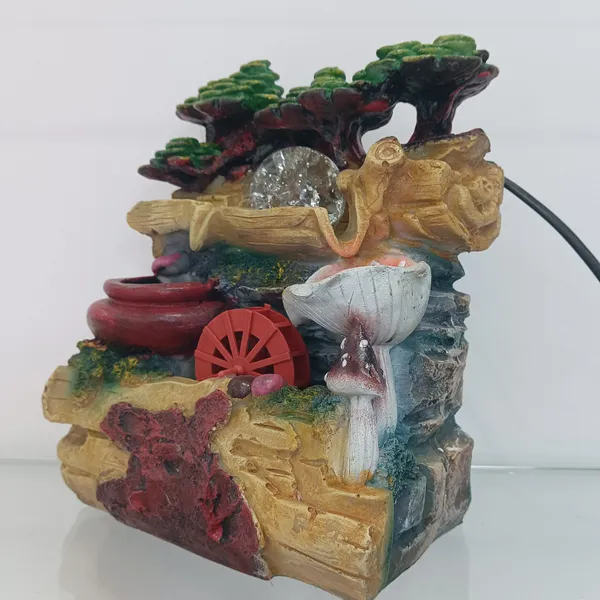Multicolour_Plastic_And_Resin_Fountain_Small