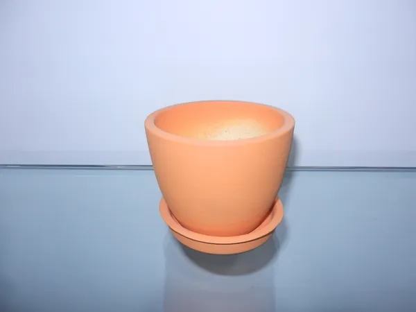 Rosette_ceremic_pink_planter_with_tray