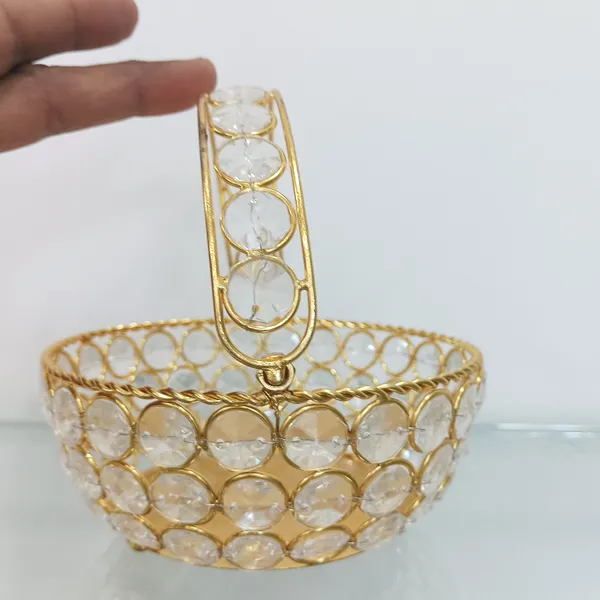 Gold_Metal_Crystal_Basket_Decoratives