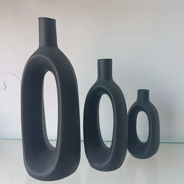 Earthen_Grace_The_Trinity_Bottel_Set_Ceramic_Decoratives_black