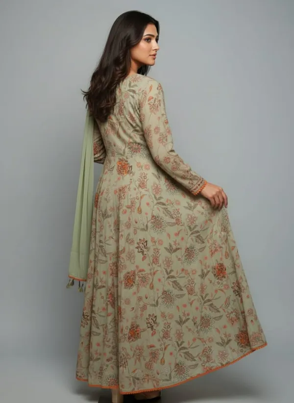 Pista_Green_Pistachio_Bloom_Printed_Pure_Cotton_Anarkali_Set_For_Women
