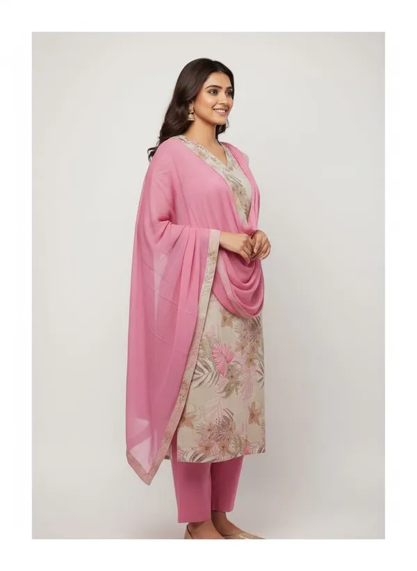 Dusty_Cream_Rose_Petal_Elegance_Pure_Cotton_Suit_Set_For_Women