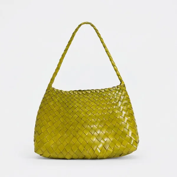 Pistachio_Green_Premium_Leather_Shoulder_Bag_For_Women
