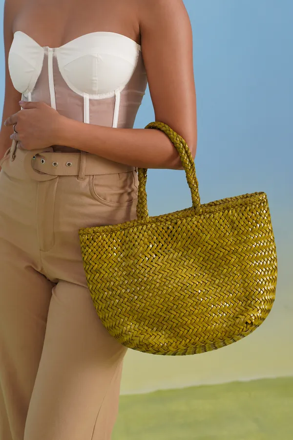 Pistachio_Green_Premium_Leather_Shopper_Bag_For_Women