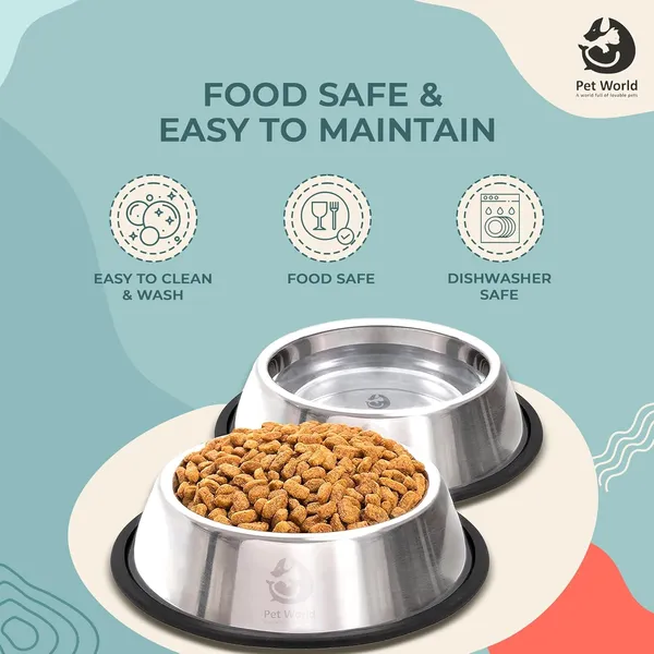 Silver_&_Black_Premium_Feeding_Bowl_For_All_Pets_(720_Ml)