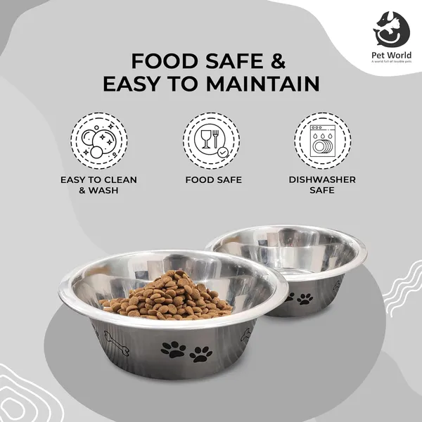 Silver_&_Black_Premium_Feeding_Bowl_For_All_Pets_(1600_Ml)