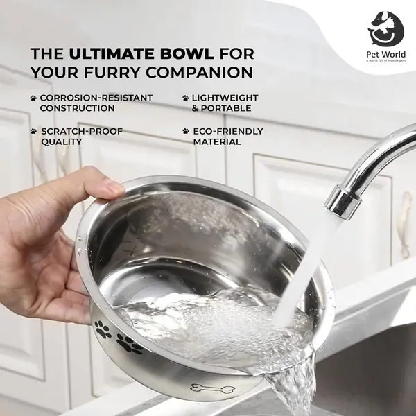 Silver_&_Black_Premium_Feeding_Bowl_For_All_Pets_(1600_Ml)