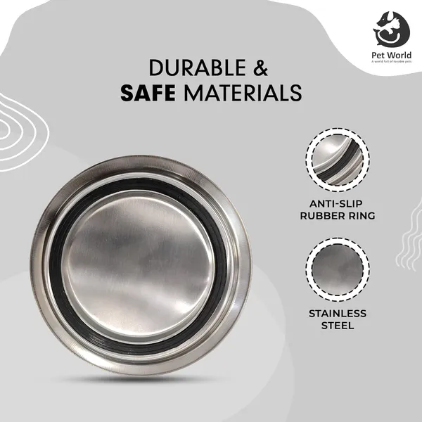 Silver_&_Black_Premium_Feeding_Bowl_For_All_Pets_(1600_Ml)