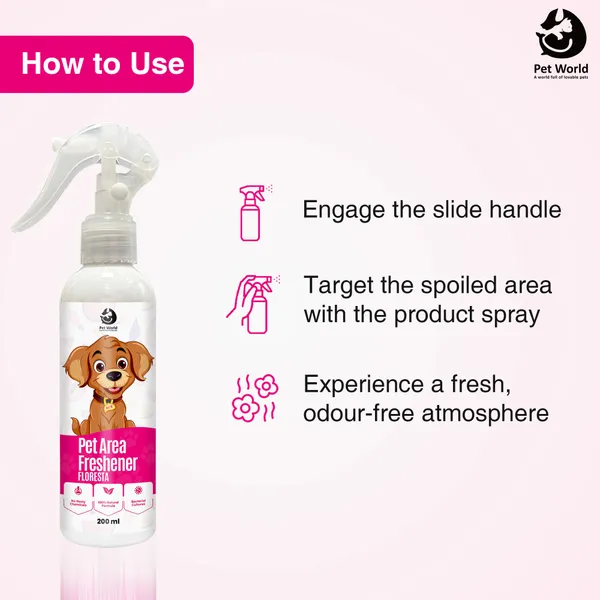 White_Premium_Area_Freshener_With_Fragrance_Of_Floresta_For_All_Pets_(200_Ml)