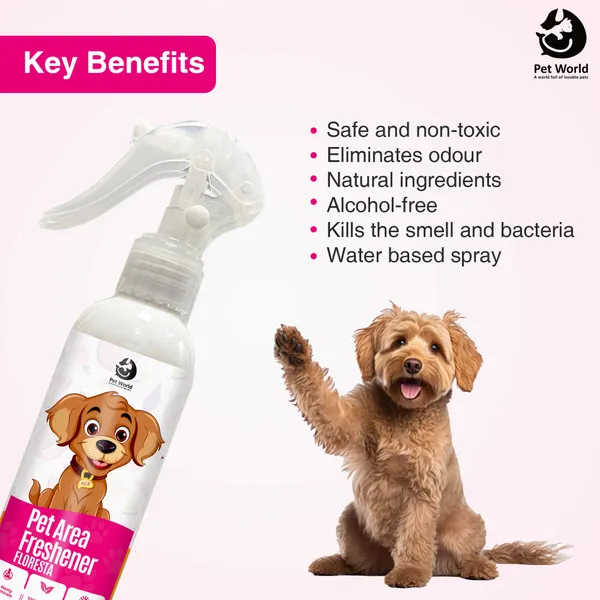 White_Premium_Area_Freshener_With_Fragrance_Of_Floresta_For_All_Pets_(200_Ml)