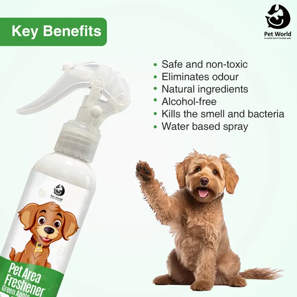 White_Premium_Area_Freshener_With_Fragrance_Of_Green_Apple_For_All_Pets_(200_Ml)