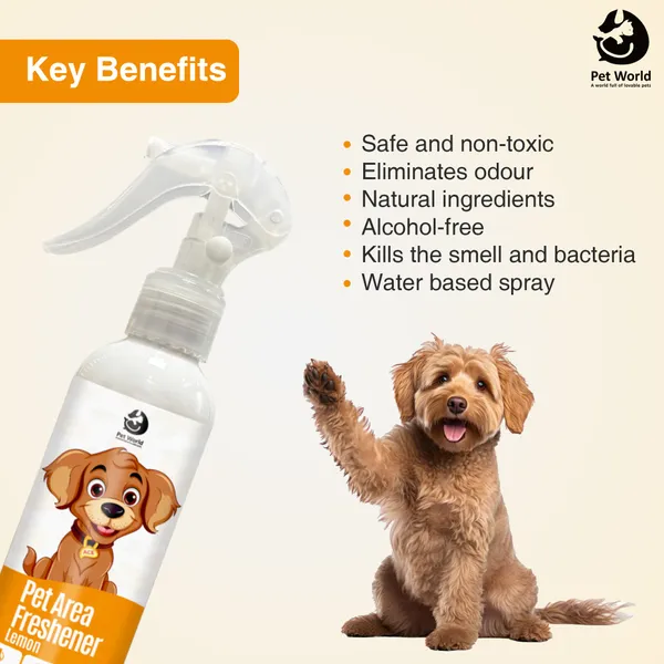 White_Premium_Area_Freshener_With_Fragrance_Of_Lemon_For_All_Pets_(200_Ml)