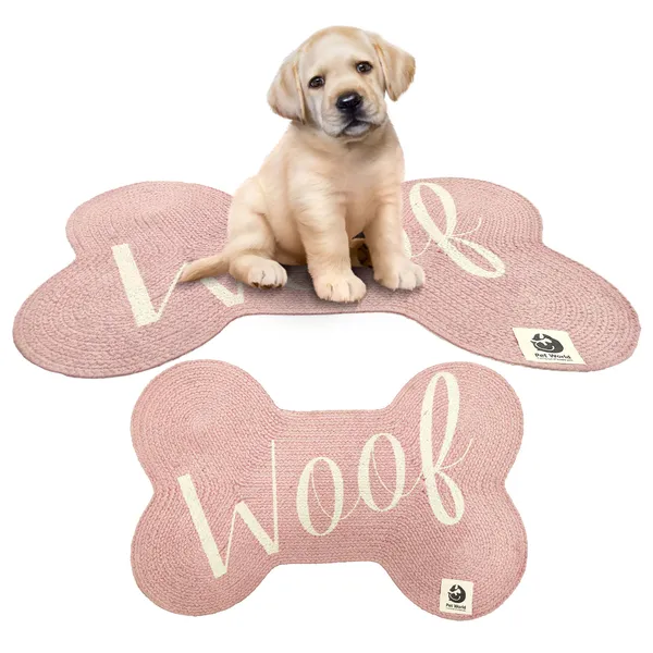 Pink_Premium_Bone_Shape_Cotton_Mat_For_All_Pets