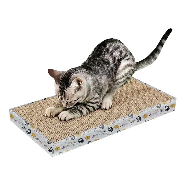 Brown_Premium_Scratcher_With_Tray_&_Nip_For_Cats
