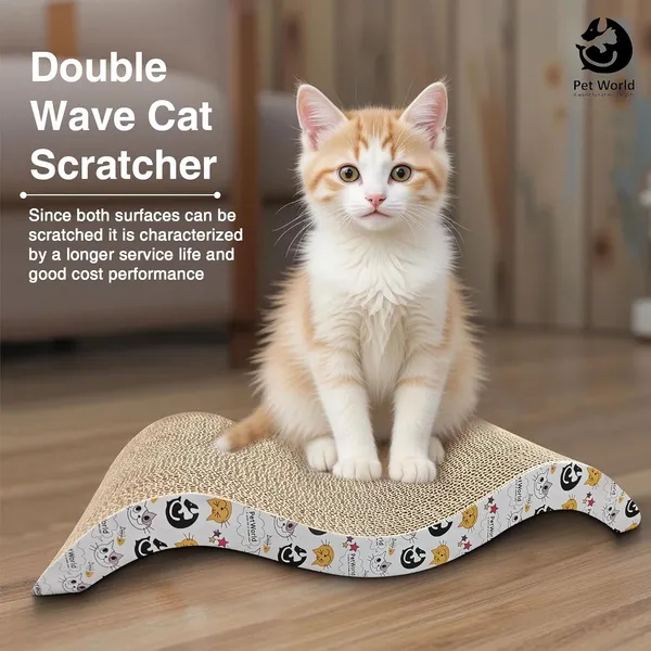 Multicolor_Premium_Scratcher_Double_Wave_With_Nip_For_Cats