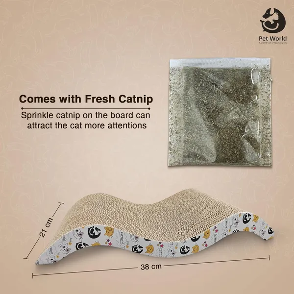 Multicolor_Premium_Scratcher_Double_Wave_With_Nip_For_Cats