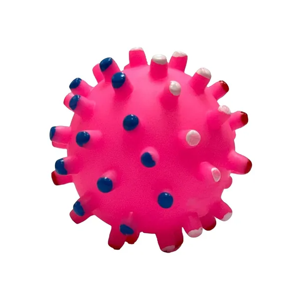 Multicolour_Premium_Vinyl_Stud_Ball_Toy_For_All_Pets