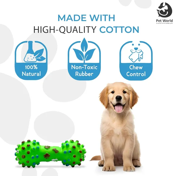 Green_Premium_Vinyl_Spike_Dumbbell_Toy_For_All_Pets