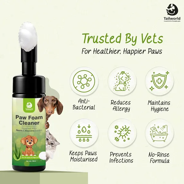 White_Premium_Paw_Foam_Cleaner_For_All_Pets_(150_Ml)