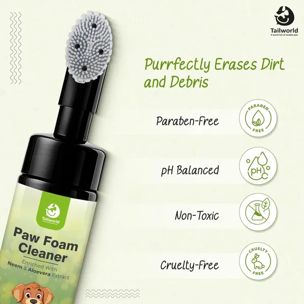 White_Premium_Paw_Foam_Cleaner_For_All_Pets_(150_Ml)