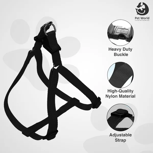 Black_Premium_Nylon_Harness_For_Dogs