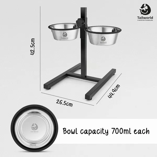 Black_Matt_Premium_Adjustable_Elevated_Double_Bowls_With_Stand_For_All_Pets_(750_Ml)