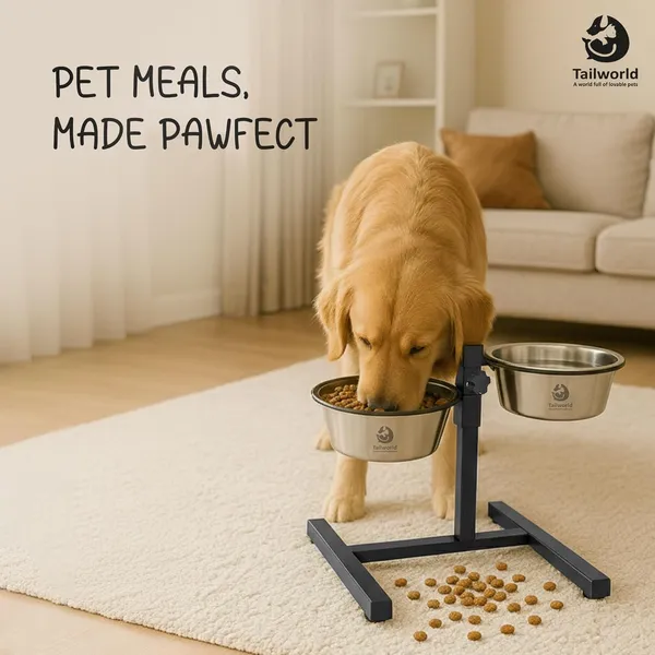 Black_Matt_Premium_Adjustable_Elevated_Double_Bowls_With_Stand_For_All_Pets_(750_Ml)