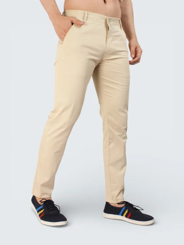 Cream_Cotton_Mid-Rise_Stretchable_Slim_Fit_Casual_Trousers_|_Chinos_For_Men
