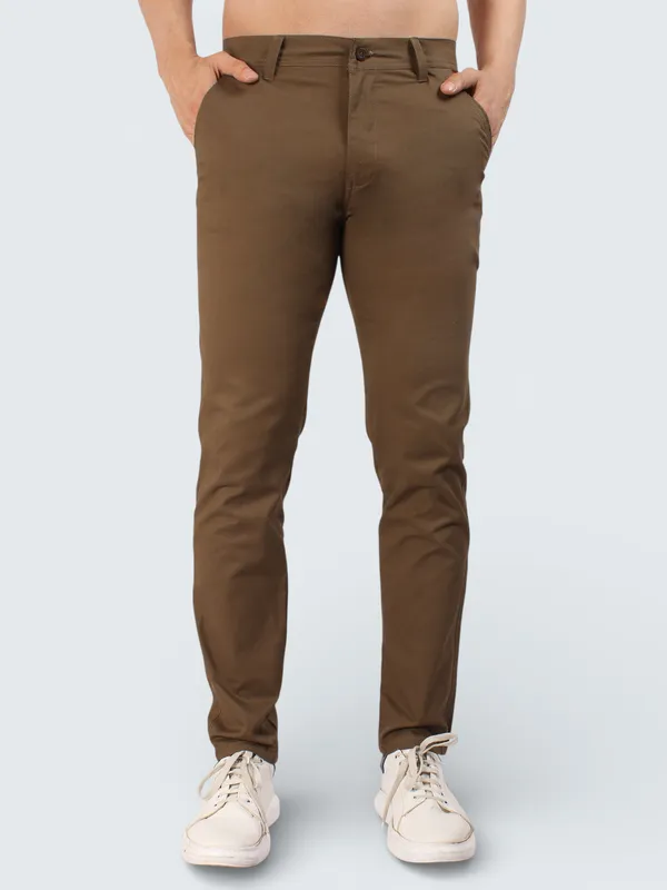 Brown_Cotton_Mid-Rise_Stretchable_Slim_Fit_Casual_Trousers_|_Chinos_For_Men