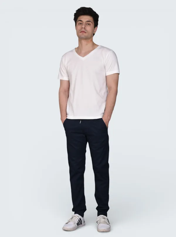 Blue_Cotton_Blend_Relaxed_Fit_Casual_Jogger_For_Men