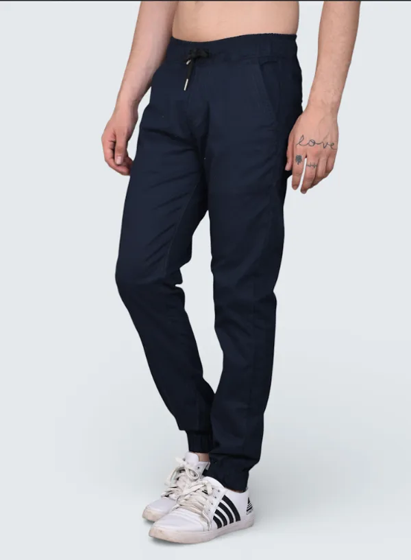 Blue_Cotton_Blend_Relaxed_Fit_Casual_Jogger_For_Men