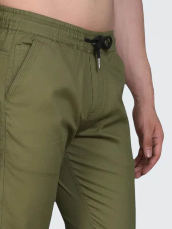 Olive_Cotton_Blend_Relaxed_Fit_Casual_Jogger_For_Men
