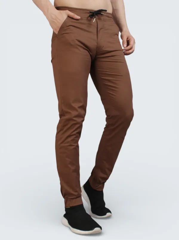 Brown_Cotton_Blend_Relaxed_Fit_Casual_Jogger_For_Men