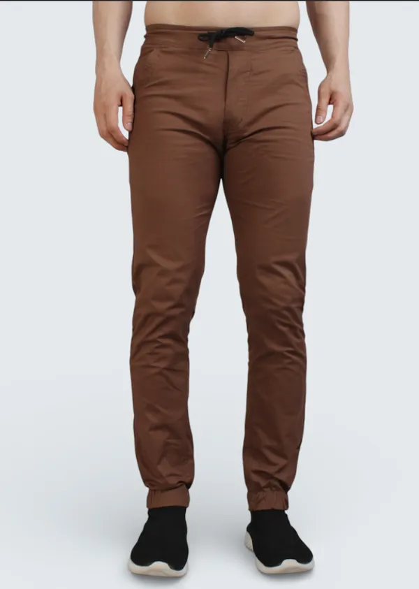 Brown_Cotton_Blend_Relaxed_Fit_Casual_Jogger_For_Men