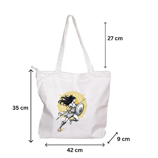 White_Everyday_Large_Totebag,_For_Shopping_Collage_And_Office_UseFor_Womens