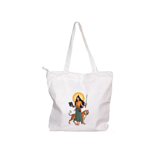 White_Everyday_Large_Totebag,_For_Shopping_Collage_And_Office_Use_For_Womens